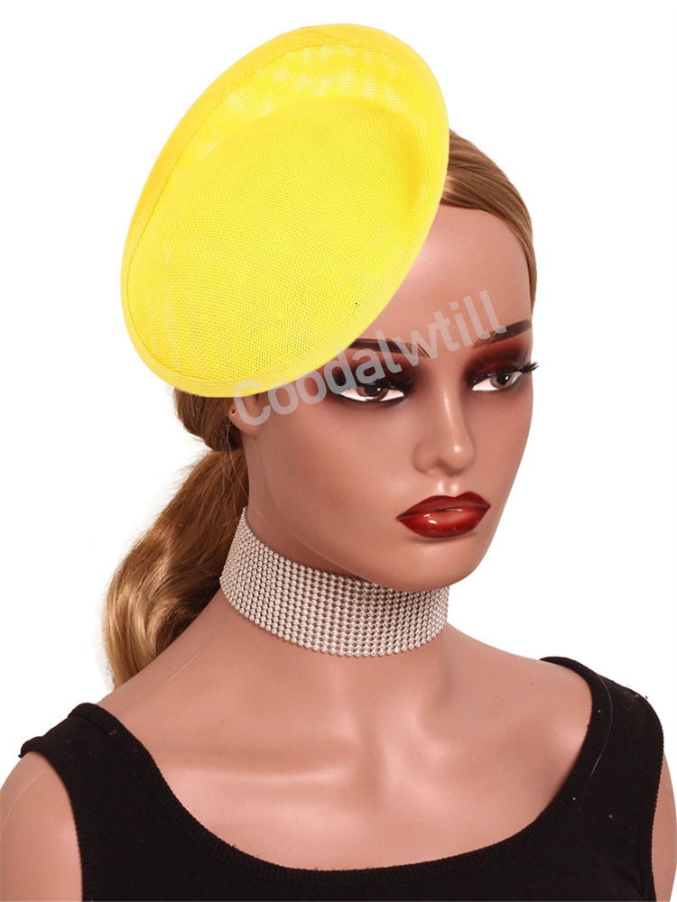 Wedding Supply Store - 20CM Fascinator-Basis-Hut mit Haarspange für Braut,
