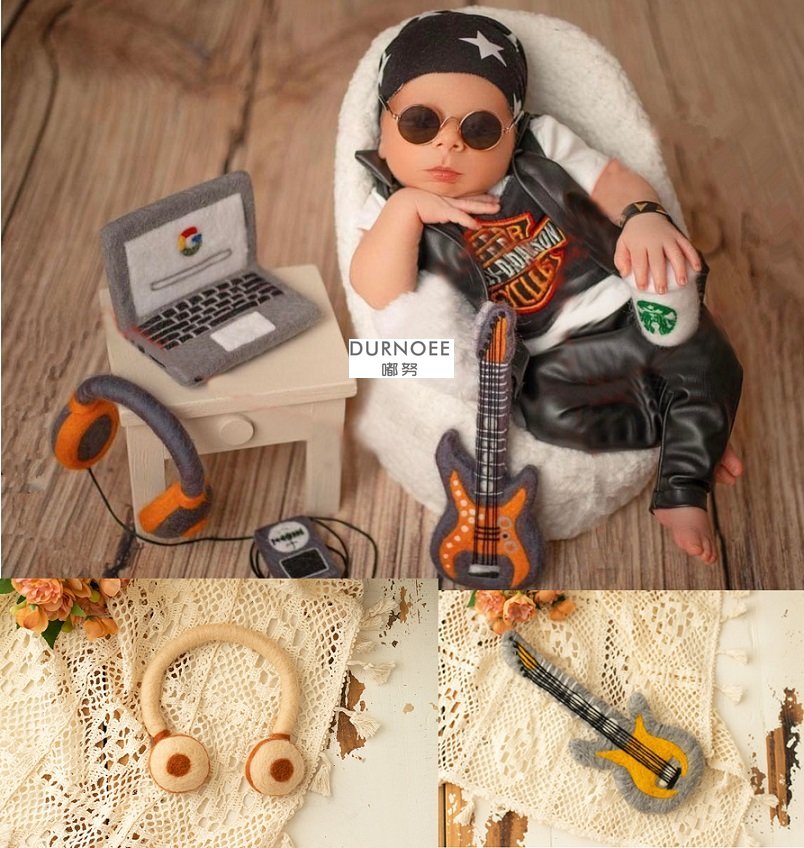 Wolle Filz Puppe Neugeborenen  – Photo Booth Prop Bewertung und Preis