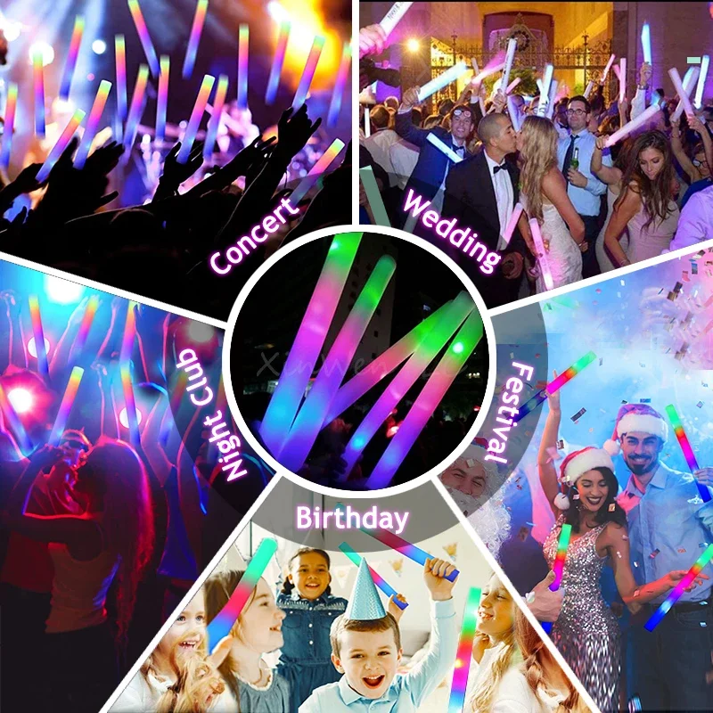 20/30/40 Stück RGB LED Leuchts – Wedding Supply In Bulk Bewertung und Preis