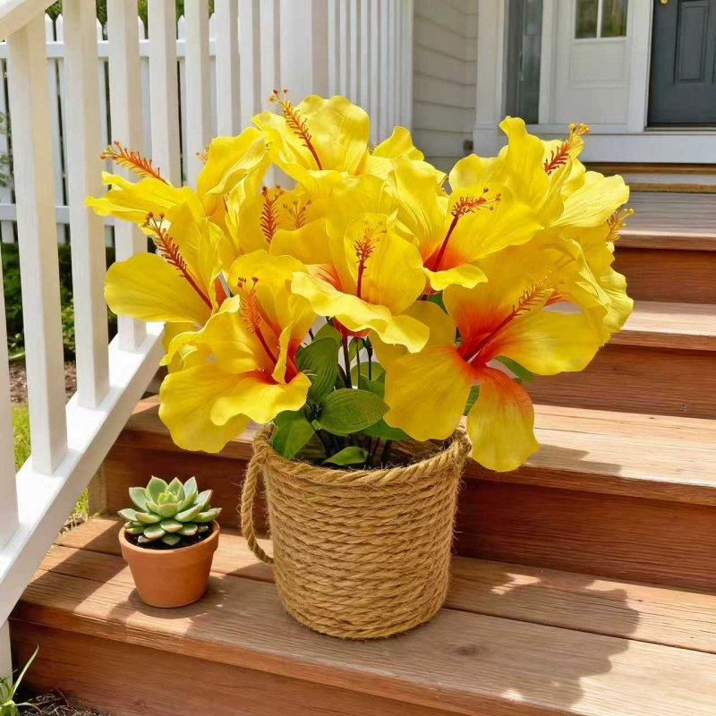 15 Blumen = 3 Sträuße künstlic – Centerpiece Vase Tall Bewertung und Preis