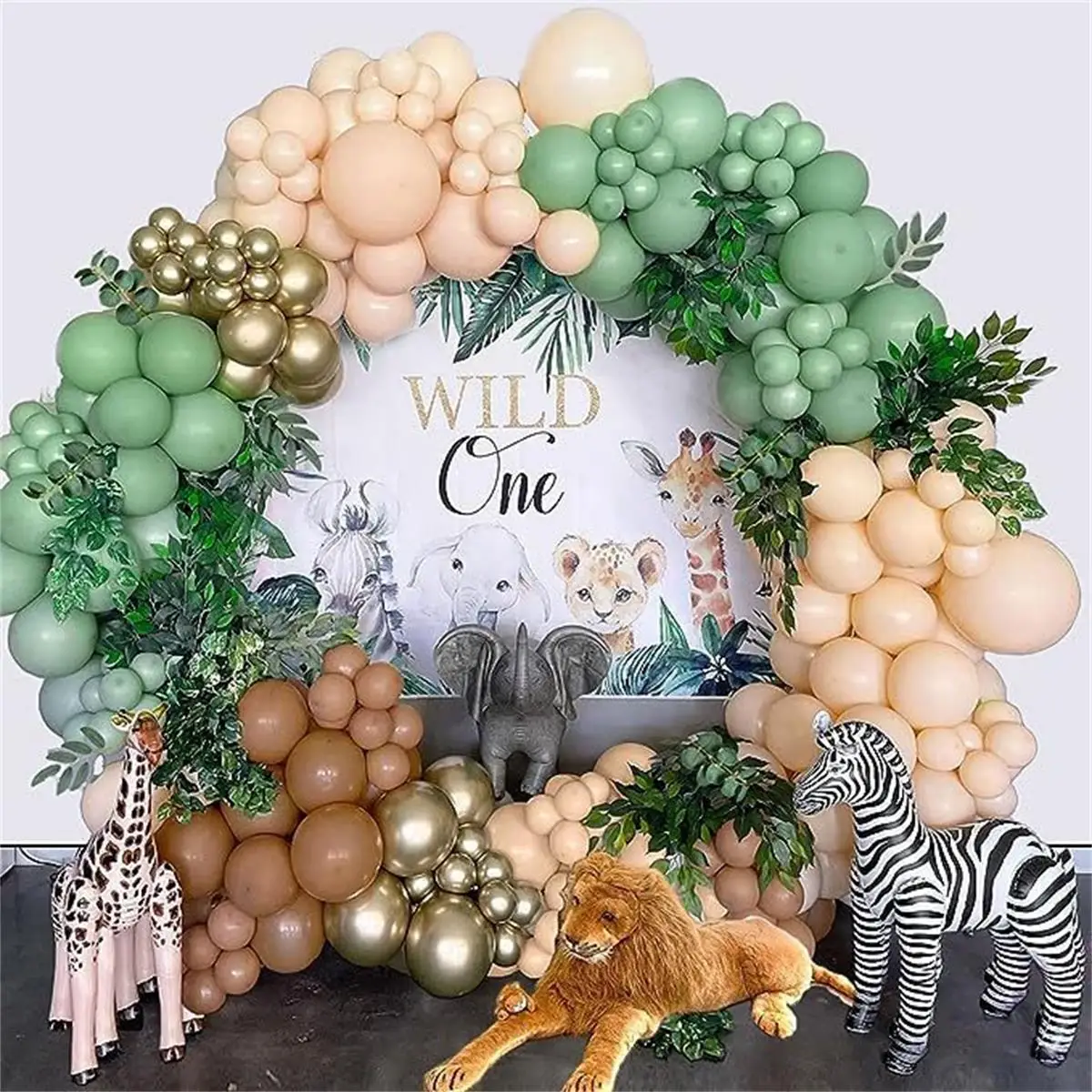 105-teiliges Dschungel-Tier-Ba – Wedding Zoo Bewertung und Preis