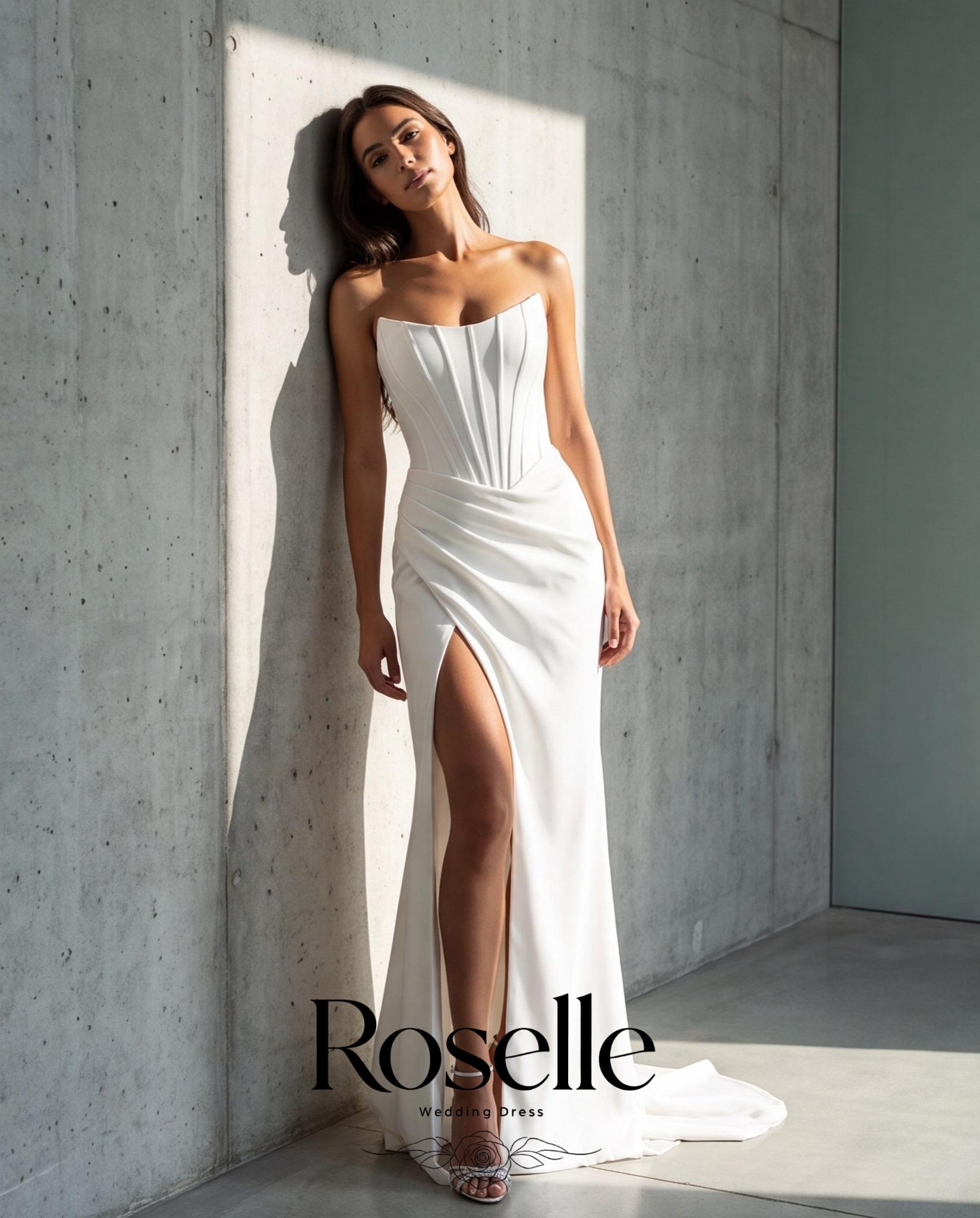 ROSELLE Meerjungfrau-Stil, sch – Wedding Qw Bewertung und Preis