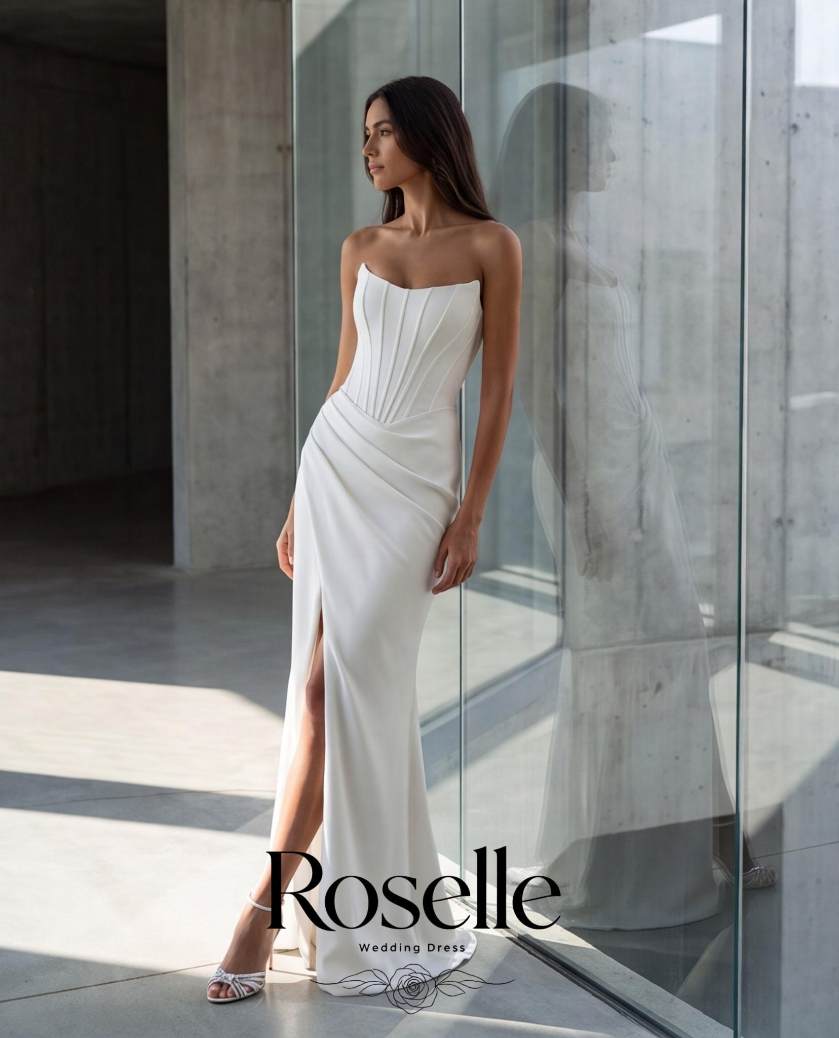 ROSELLE Meerjungfrau-Stil, sch – Wedding Qw Bewertung und Preis