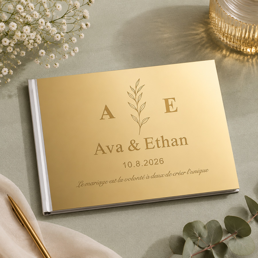 Individuelles Hochzeits-Gästeb – Personalized Guest Book Bewertung und Preis