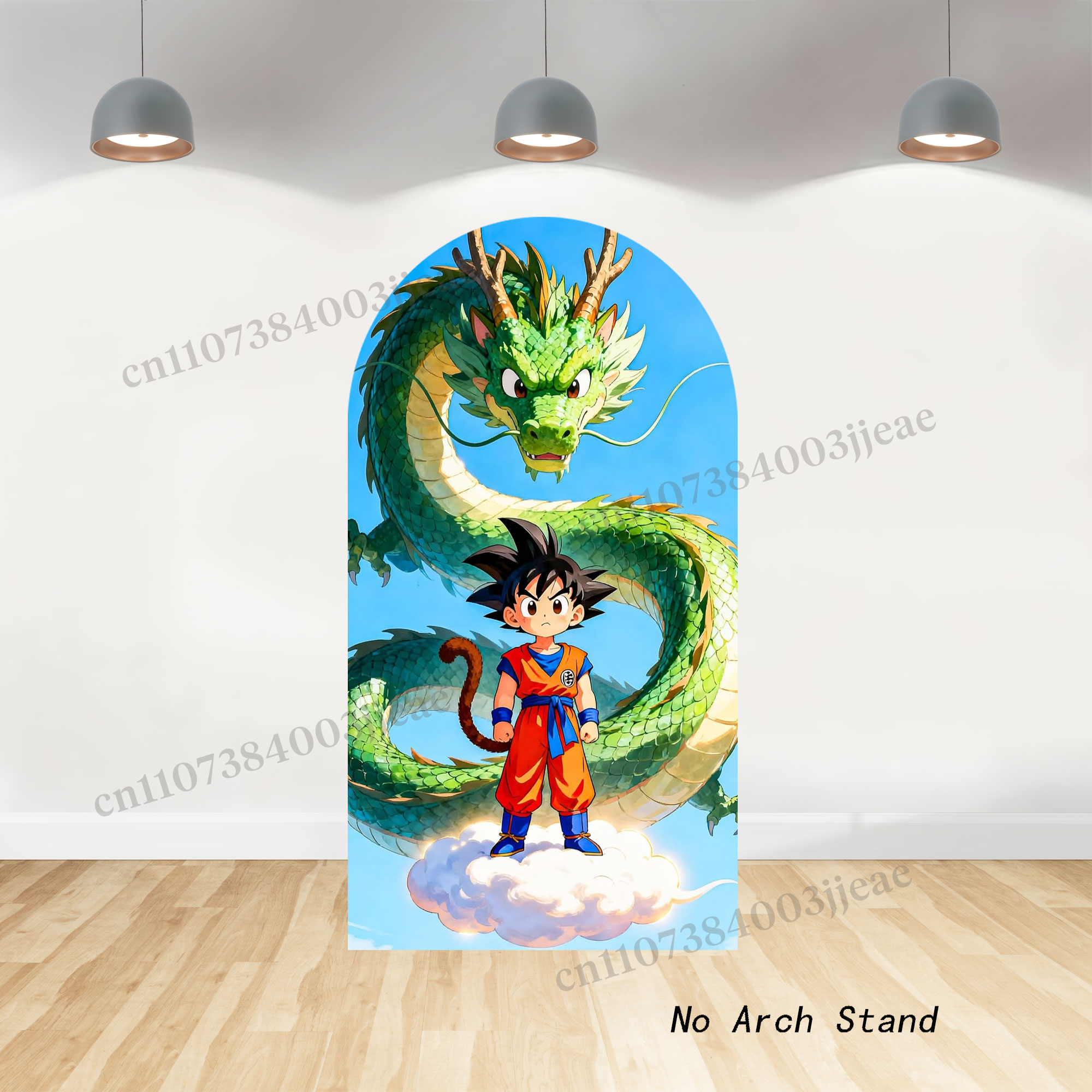 Dragon Ball Bogen-Hintergrund  – Photo Booth Prop Bewertung und Preis