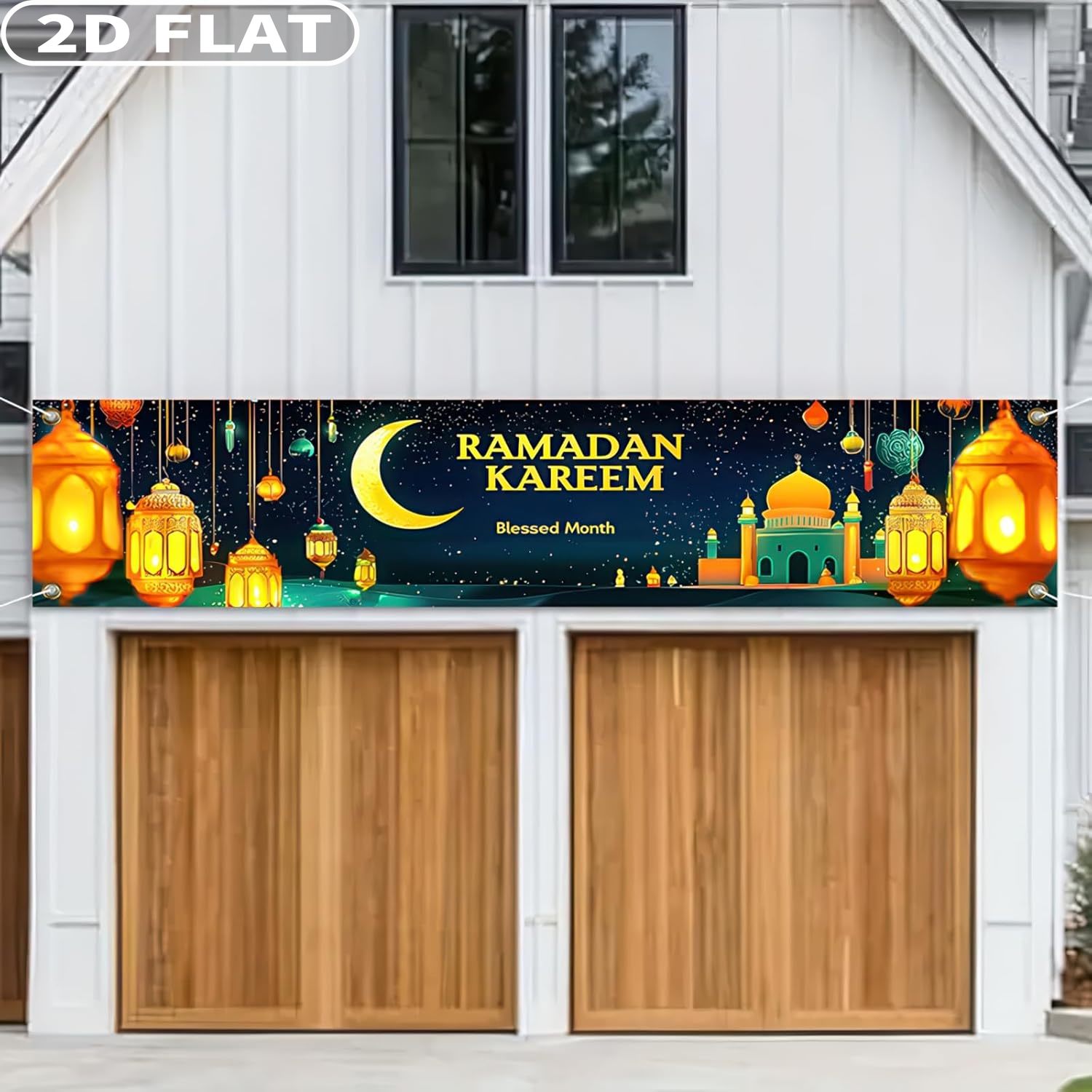 2D FLACHE 1pc Ramadan Eid Muba – Photo Booth Prop Bewertung und Preis
