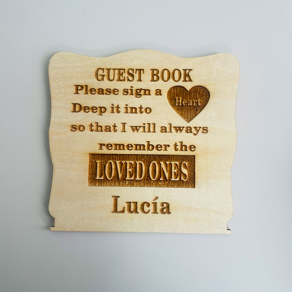 Personalisiertes Gästebuch „Mi – Personalized Guest Book Bewertung und Preis