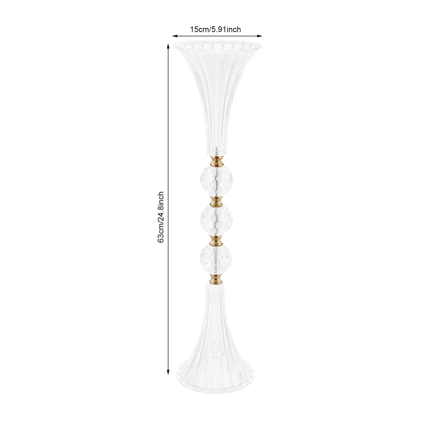 Acryl-Tischvase-Set, 4 Stück G – Centerpiece Vase Tall Bewertung und Preis