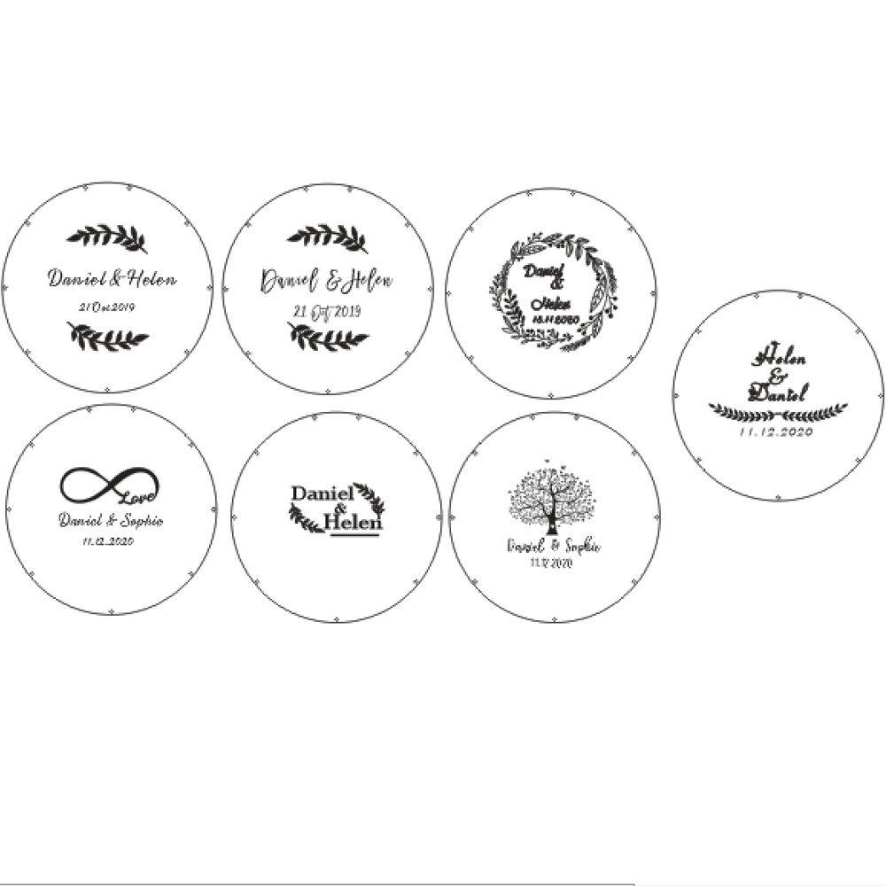 Personal isierte Acryl runde H – Personalized Guest Book Bewertung und Preis