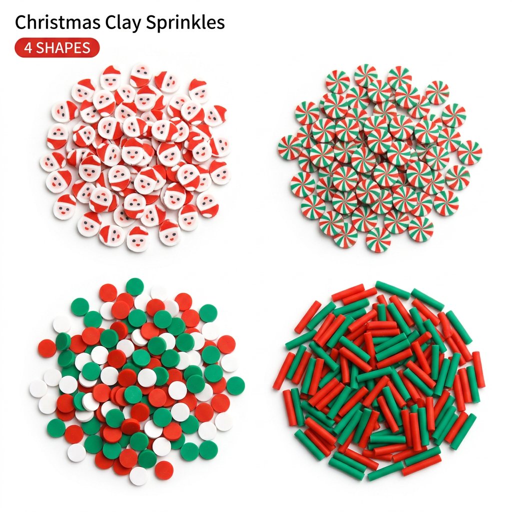 1500 Stück Weihnachts-Clay-Spr – Wedding Supply In Bulk Bewertung und Preis