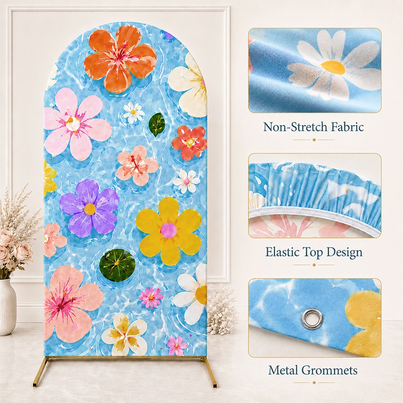 2D Flacher Bogen-Hintergrundbe – Wedding Zoo Bewertung und Preis