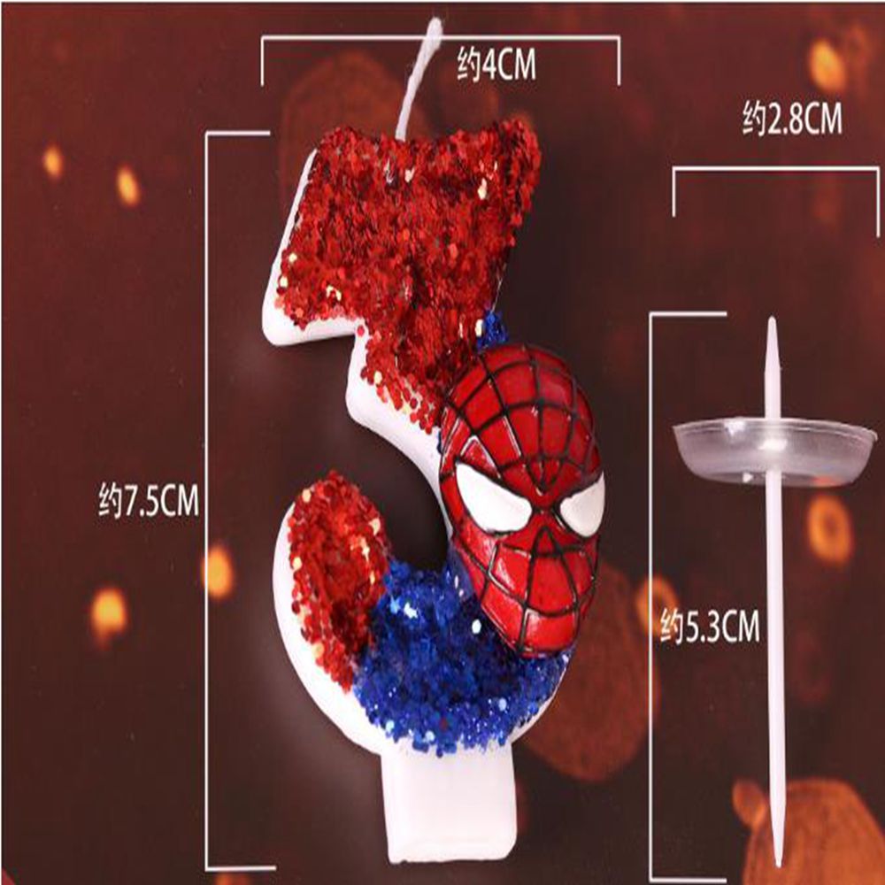 Spider-Man Digital Number Cand – Unity Candle Set Bewertung und Preis