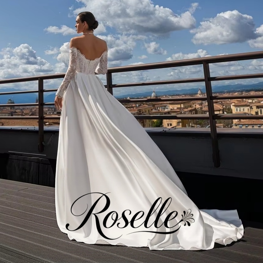 ROSELLE Spitzen-A-Linien-Hochz – Wedding Qw Bewertung und Preis