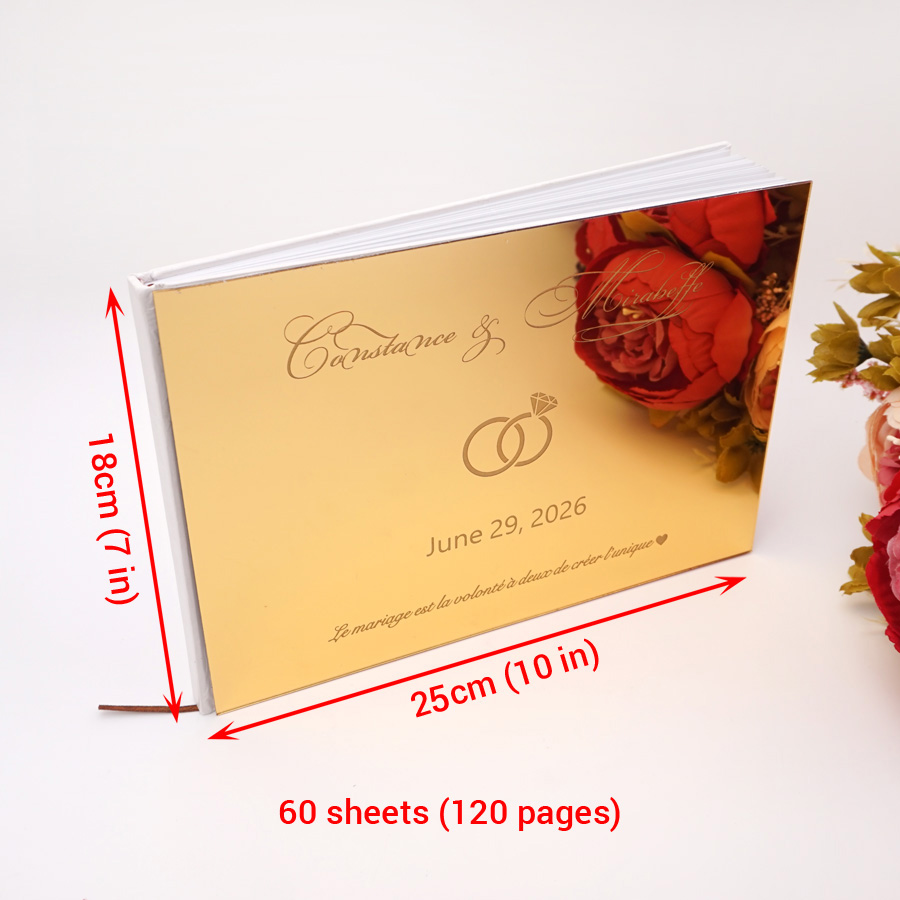 Personalisierte Hochzeit benut – Personalized Guest Book Bewertung und Preis