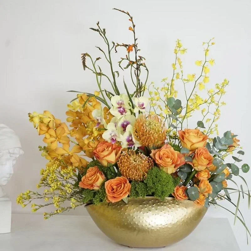 Neue große goldene Schüssel To – Centerpiece Vase Tall Bewertung und Preis