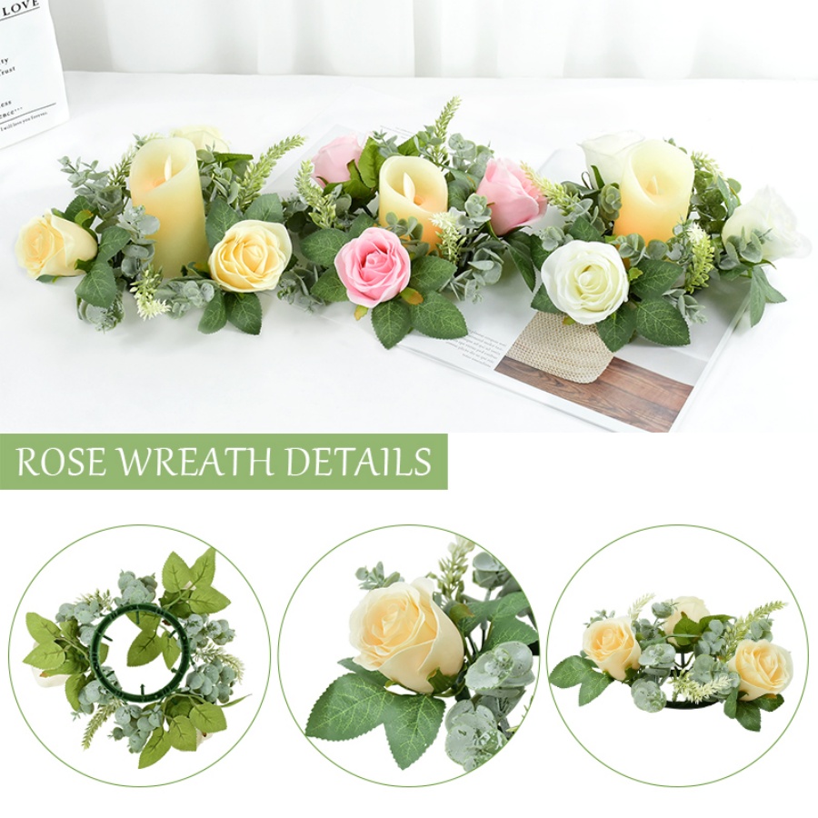 Künstlicher Rosenkranz in Form – Unity Candle Set Bewertung und Preis